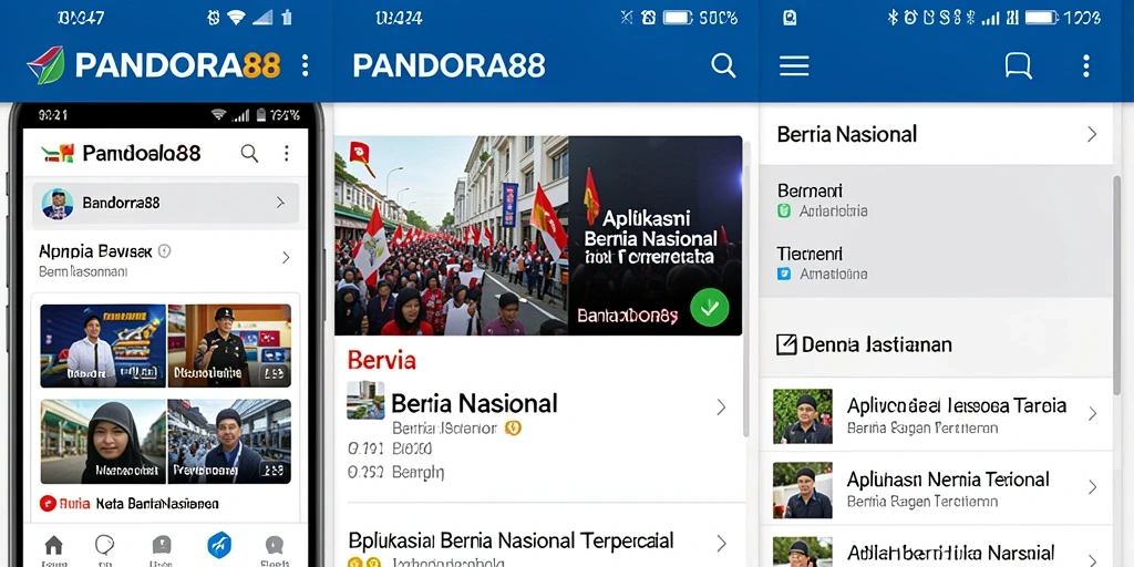 Tampilan antarmuka PANDORA88 untuk berita nasional yang informatif.