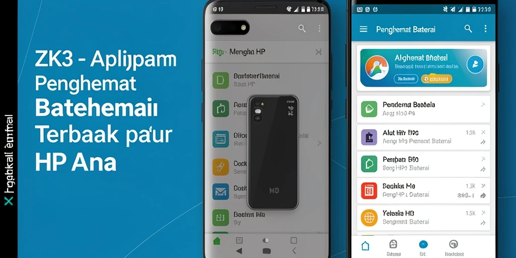 Antarmuka ZK3 yang intuitif dan mudah digunakan saat mengelola penghematan baterai.